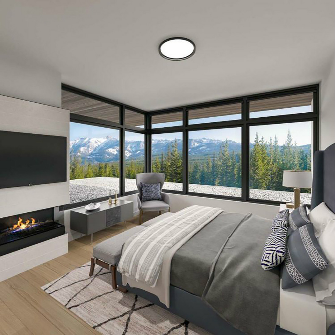 moonlight-basin-mt-bedroom-interior-design-fireplace